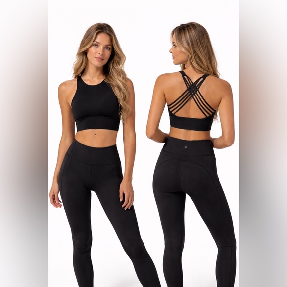 lululemon athletica Other - Lululemon Free To Be Bra Wild High Neck *Light Support, A/B Cup - Black